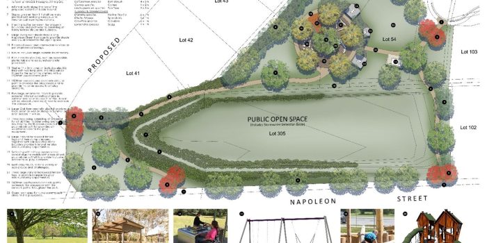 Napoleon Street Park Landscape Plan