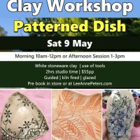 Clay Workshop - Patterned Dish. Campbell Town