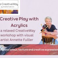 Creative Play with Acrylics Workshop. Campbell Town