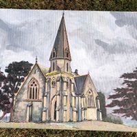 Painting Retreat - St Michael's Church. Campbell Town