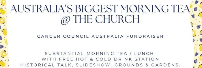 Australia's Biggest Morning Tea. Campbell Town