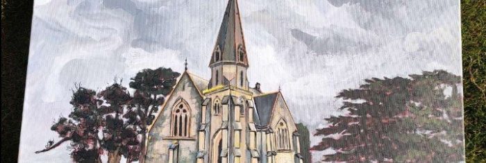 Painting Retreat - St Michael's Church. Campbell Town