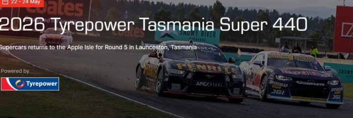 Supercars at Symmons Plains 2026