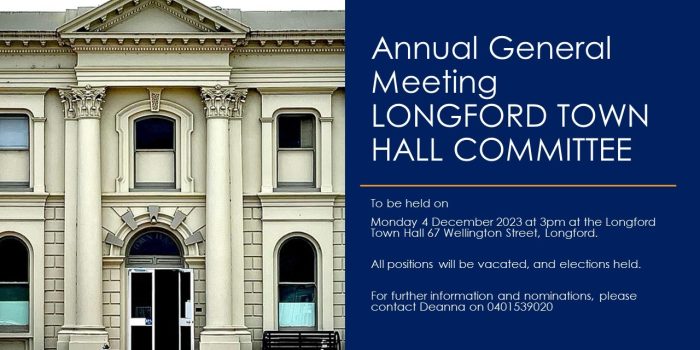 Longford Town Hall Committee AGM